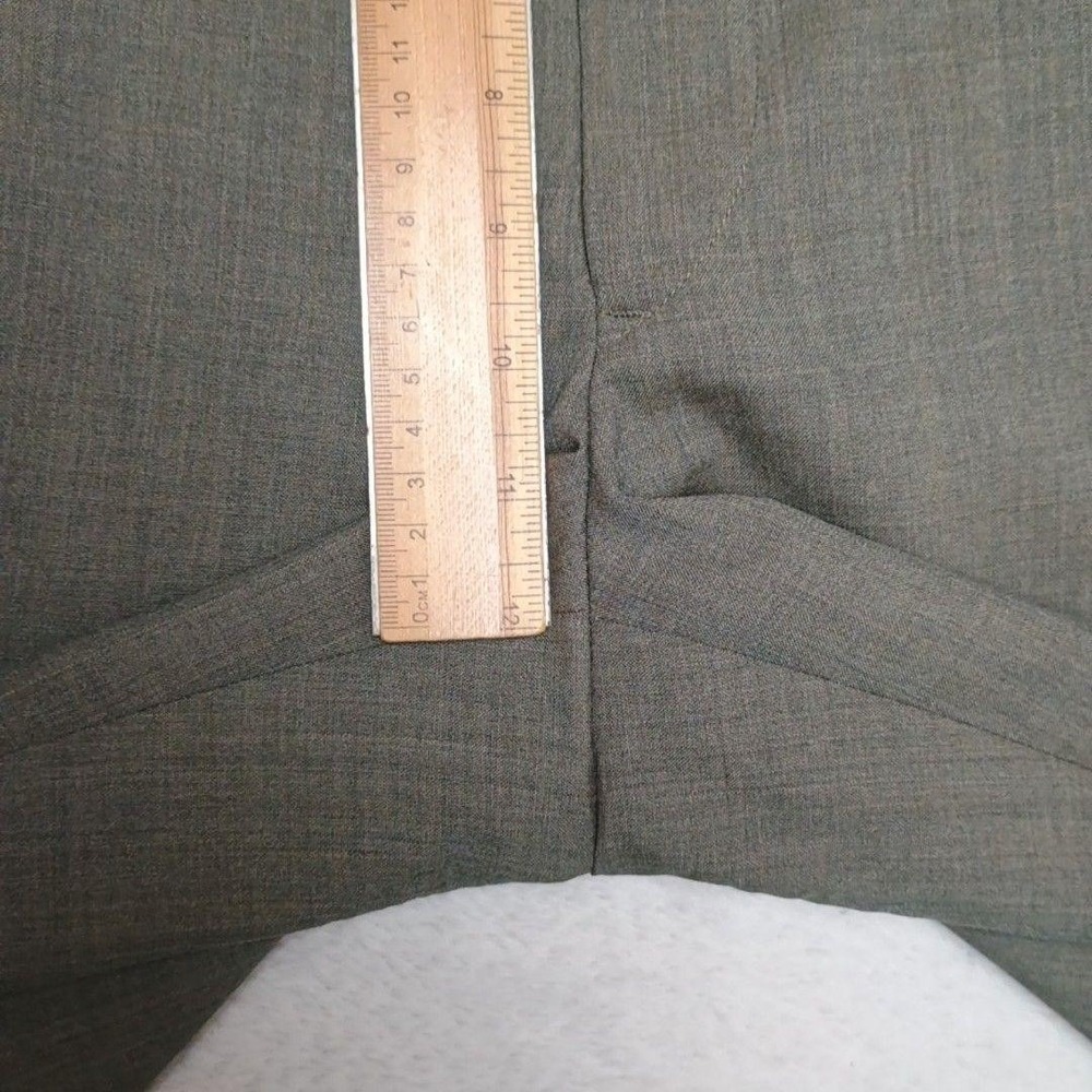Brooks Brothers Pants Men 33x30 Gray Pleated Wool Straight Dress Suit Slacks USA - Picture 14 of 14